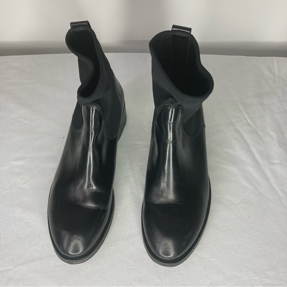 ACNE Black Leather Chelsea Boot - Picture 3 of 8